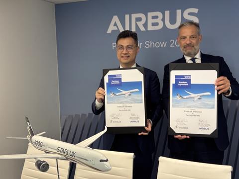 STARLUX Announces Purchase of 10 Airbus A350-1000s
