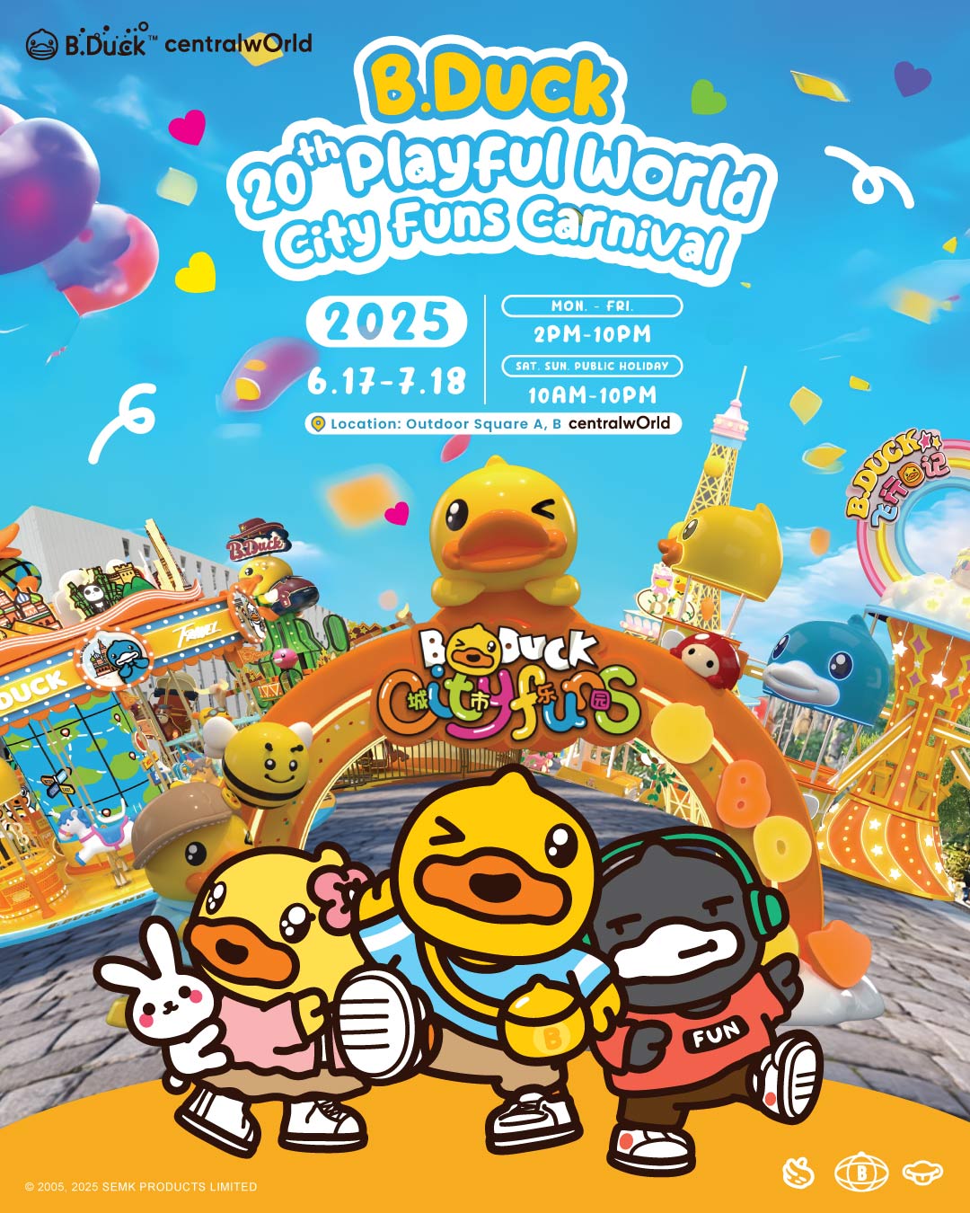 Thailand Celebrates B.Duck 20th Playful World