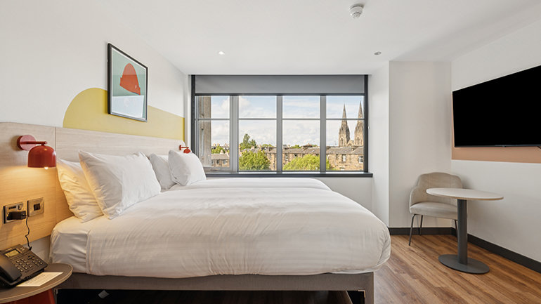 Garner Hotel Edinburgh—Haymarket, a 195-room hotel in the West End of Edinburgh.