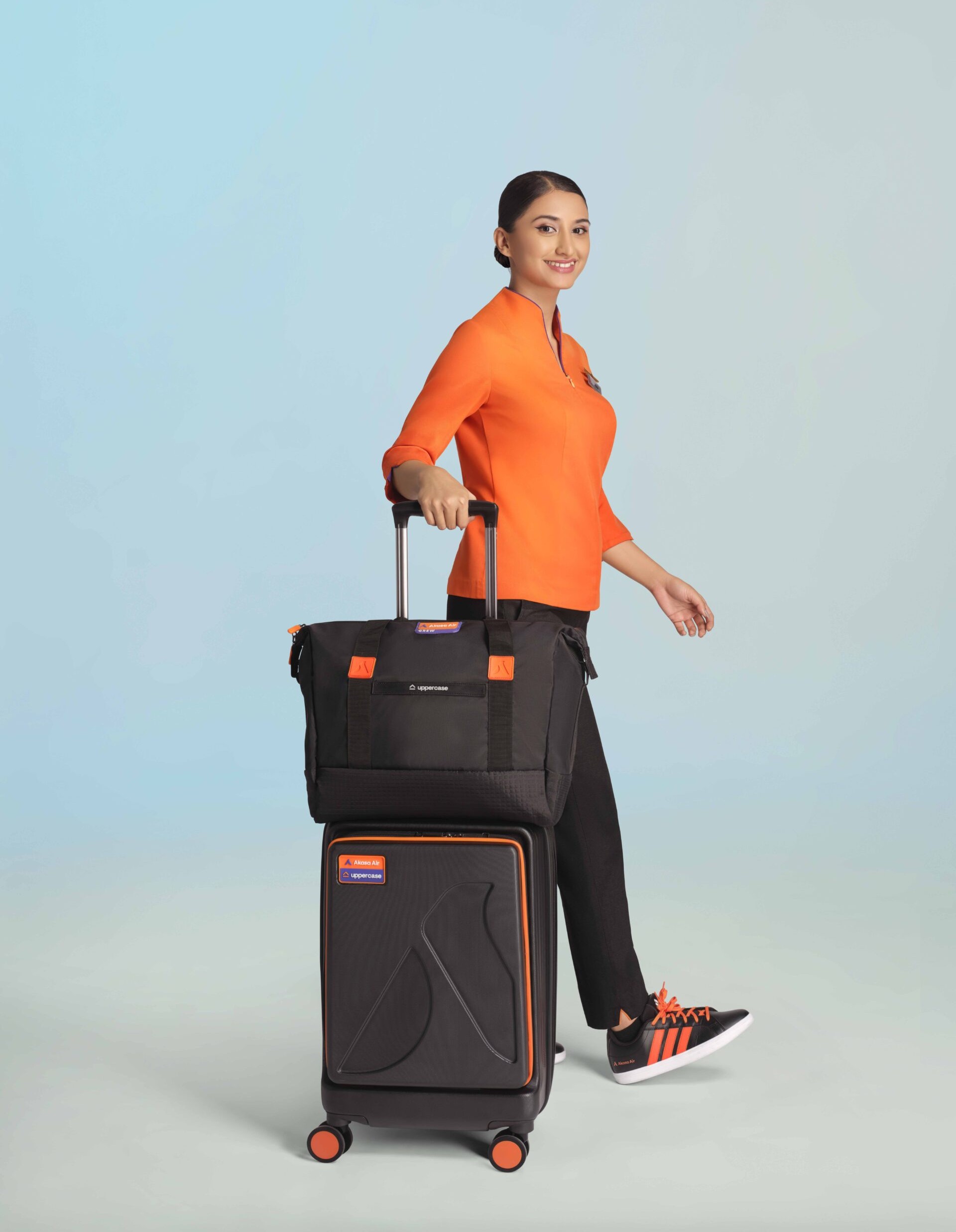 Akasa Air and uppercase Launch Eco-Conscious Travel Gear for Cabin Crew