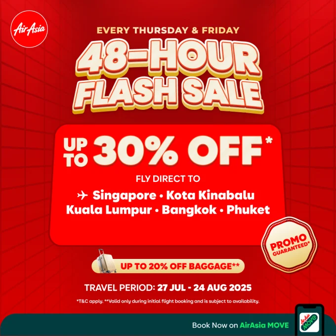 Big Savings Take Off: Indonesia AirAsia Launches 48-Hour Flash Sale on International Flights