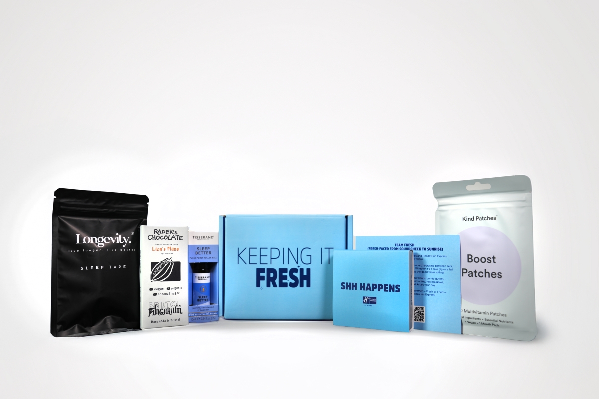 Fresh vs Fried: Holiday Inn Express Teams Up with AJ Odudu and Will Best for Post-Gig Recovery Kits