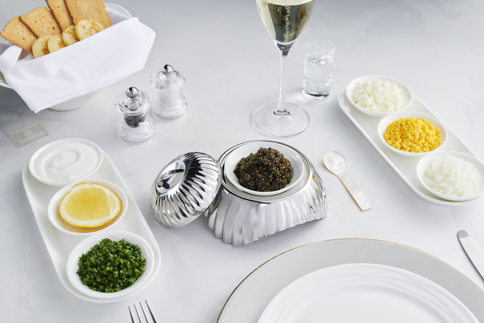 From Ocean to Sky: Emirates Showcases Decadent Caviar Experience in Flight