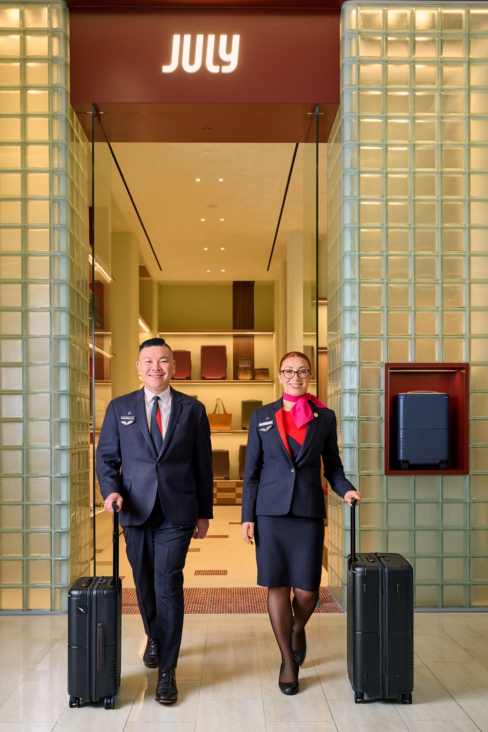 Qantas and July Launch Trackable Luggage with Integrated Smart Features