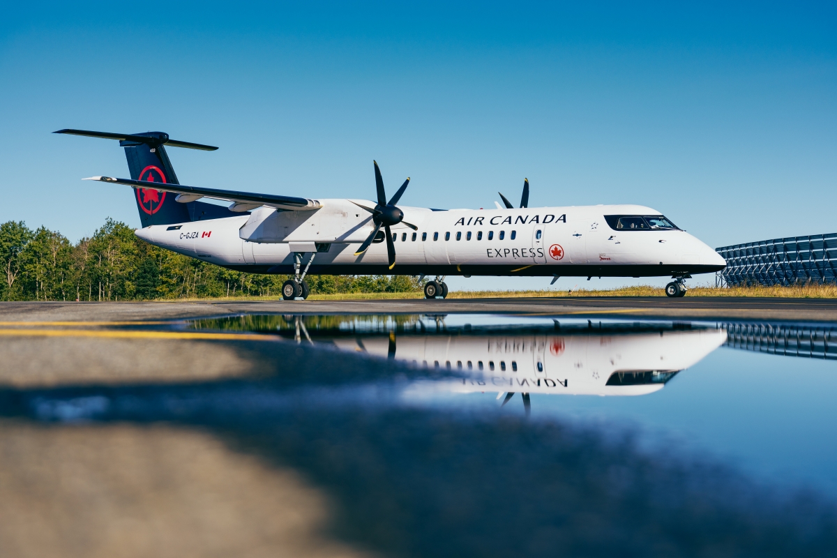 Air Canada Updates Q-400 Regional Aircraft with New Amenities