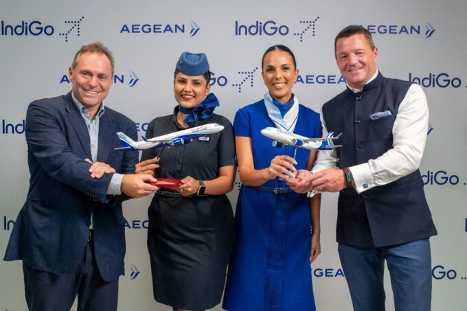 IndiGo and AEGEAN Sign Codeshare Partnership MoU