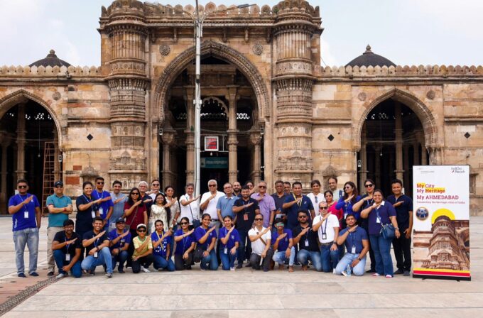 IndiGoReach & InterGlobe Foundation Host ‘My City My Heritage’ Walk in Ahmedabad