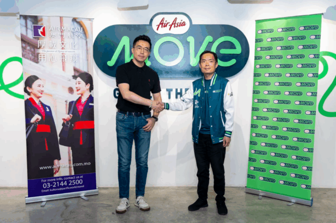 AirAsia MOVE Adds Air Macau as Partner