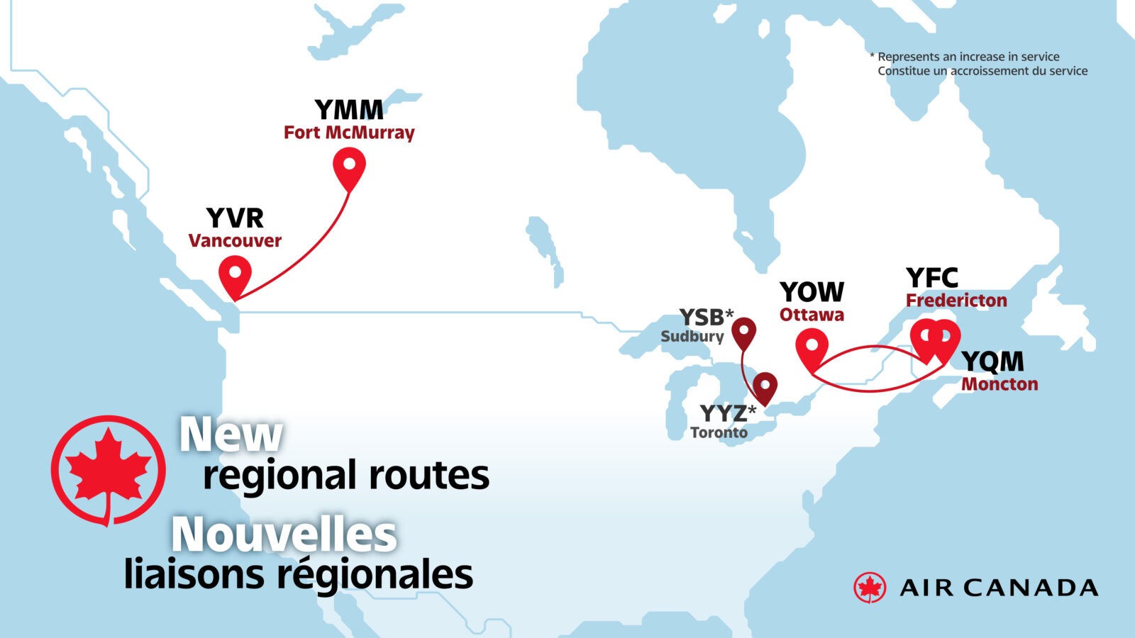 Air Canada Updates Regional Network