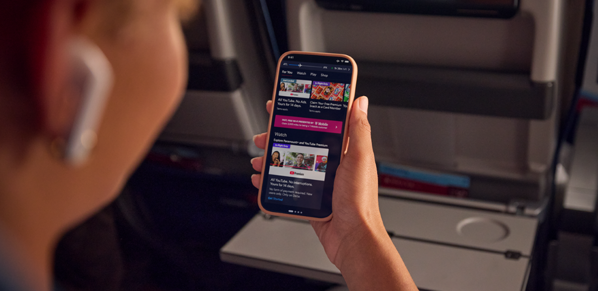 Delta Brings YouTube and YouTube Premium Onboard