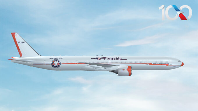 American Airlines Reveals Special Flagship Livery for Centennial
