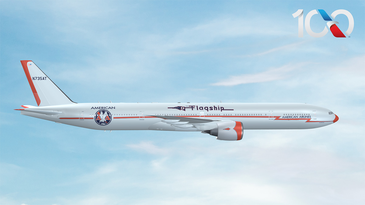 American Airlines Reveals Special Flagship Livery for Centennial