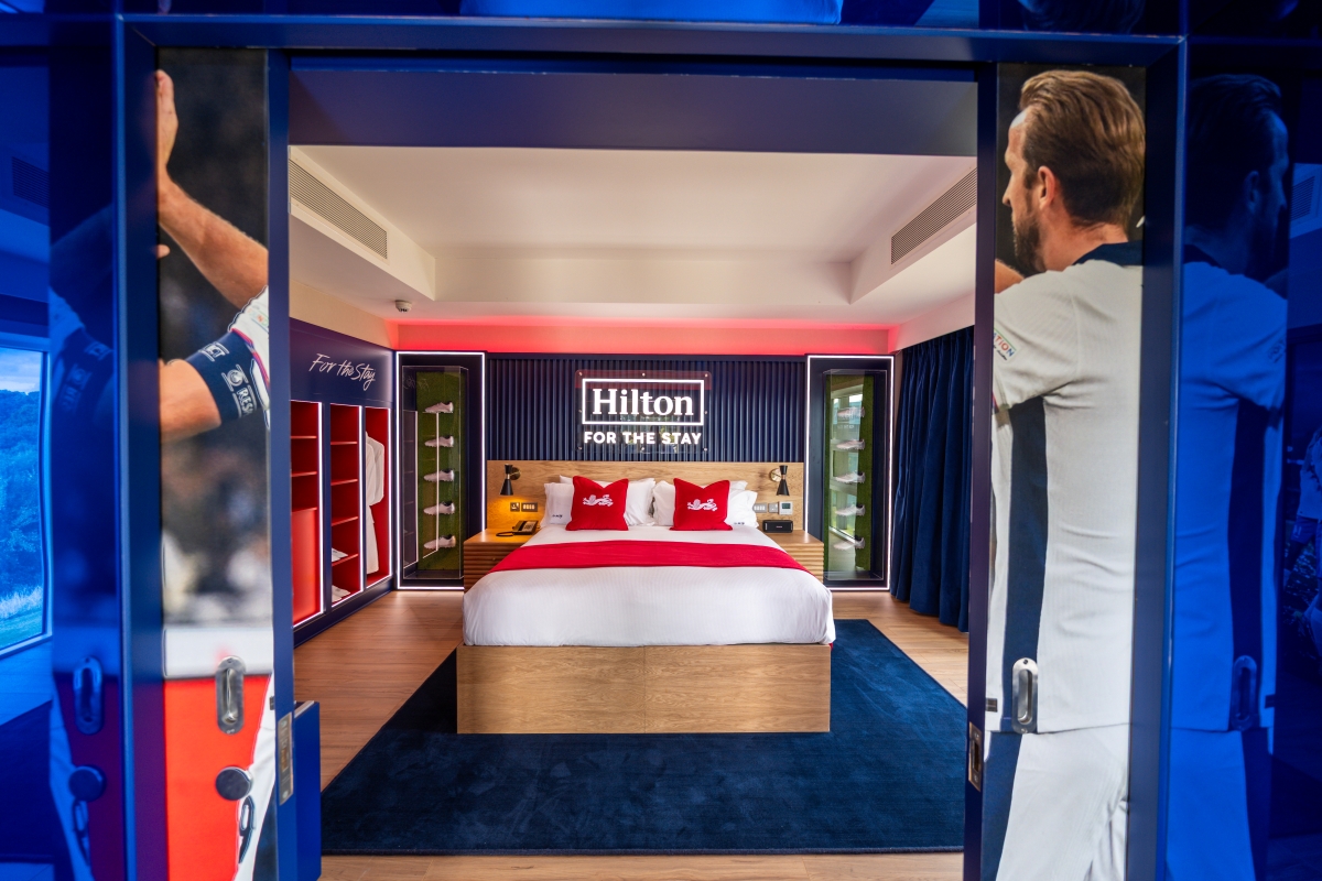England Football Teams Inspire New Football-Themed Hotel Suite