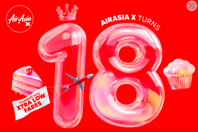 AirAsia X Marks 18 Years with Special Birthday Sale