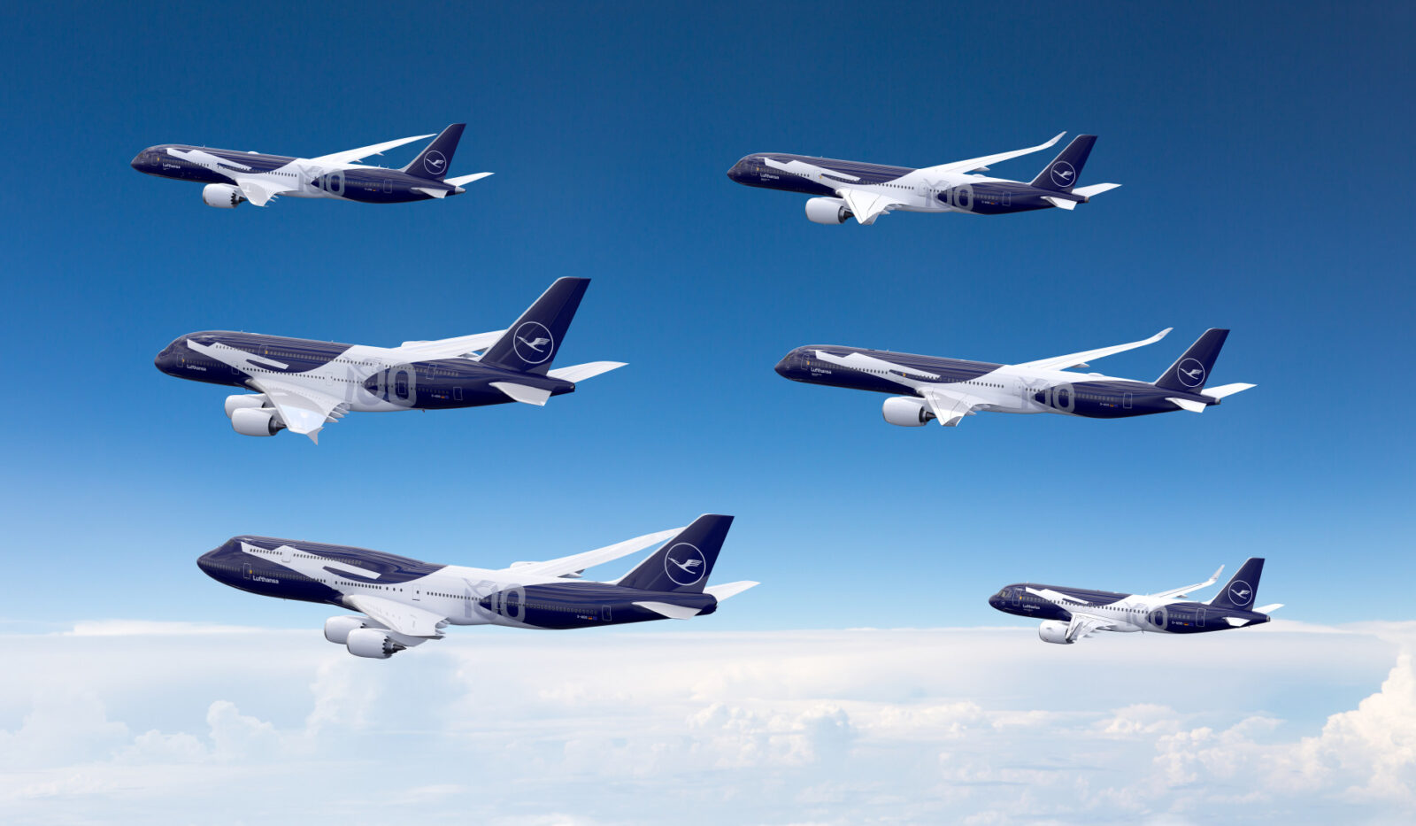 Lufthansa Unveils Anniversary Fleet