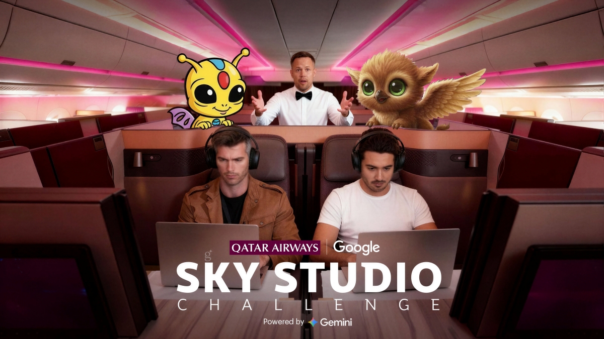 Qatar Airways & Google Launch In-Flight “Sky Studio Challenge” Powered by Starlink