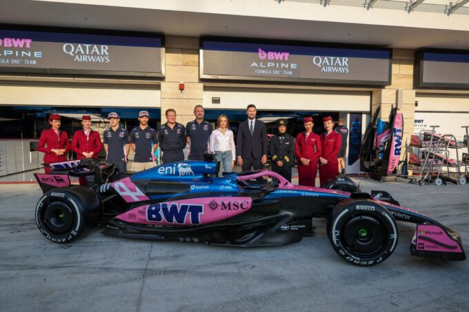 Qatar Airways and BWT Alpine F1 Team Partner with Carmen Jorda to Support Women in Motorsport and Aviation