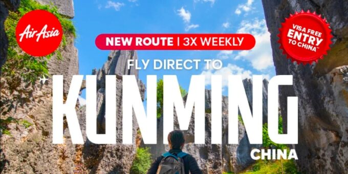AirAsia Malaysia Launches Johor Bahru–Kunming Direct Route