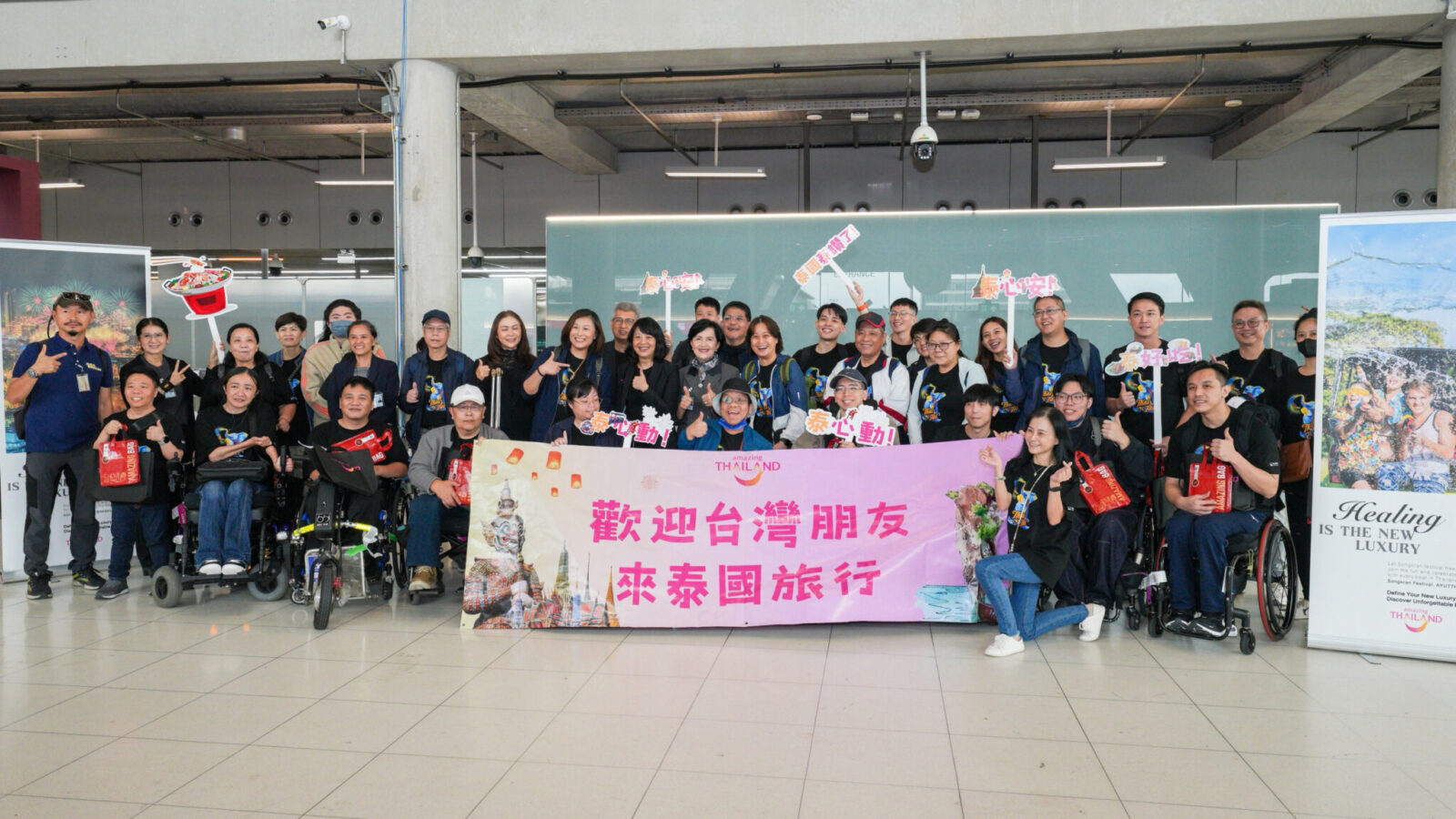 TAT Welcomes Taiwan Accessible Tourism Group at Suvarnabhumi Airport