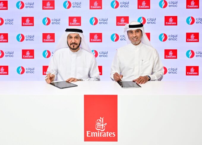 Emirates, ENOC Group Sign MoU on SAF Supply in Dubai