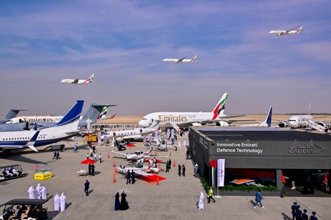 Emirates A350 Debuts with Flypast at Dubai Airshow 2025