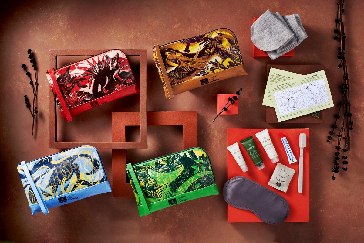 Emirates Launches Endangered Species Amenity Kits