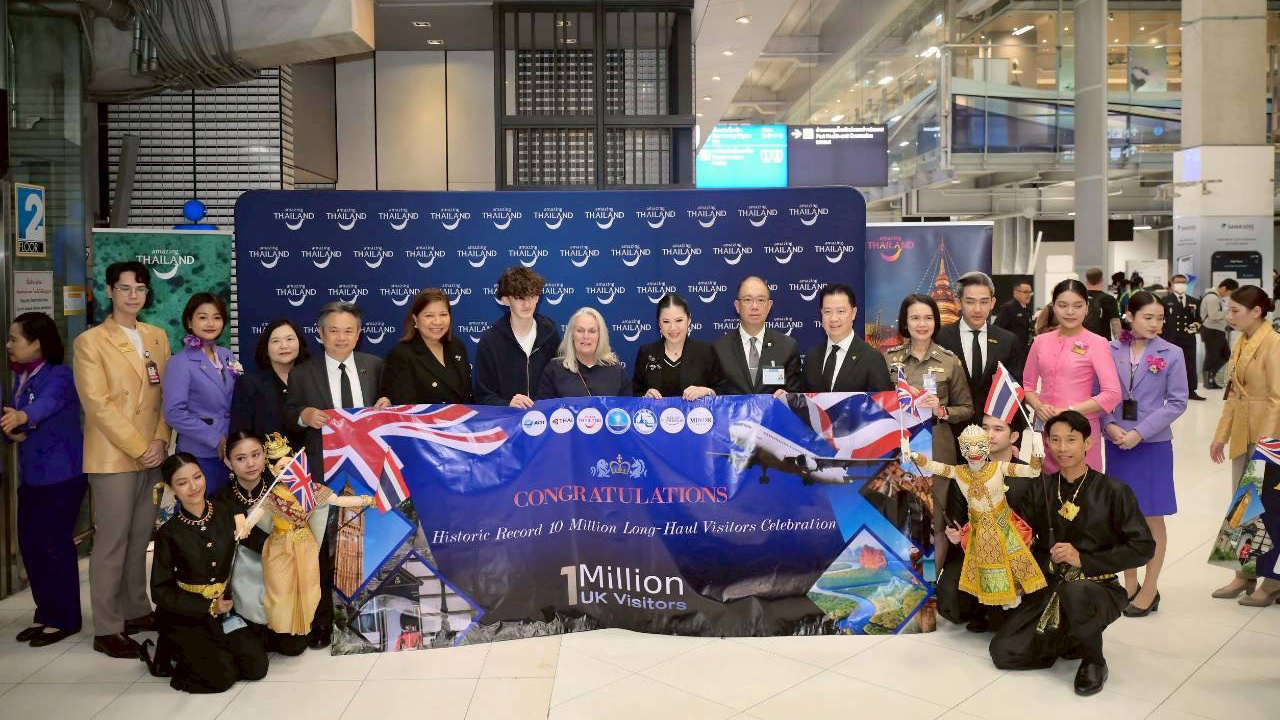 Thailand Welcomes One Million UK Visitors as Long-Haul Arrivals Rise