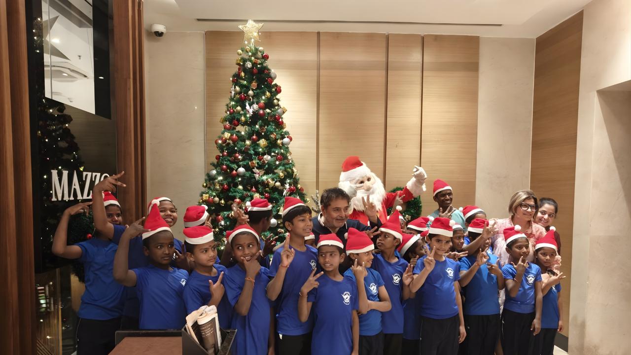 Marriott Executive Apartments Hyderabad Hosts Christmas Celebration for Orphanage Children