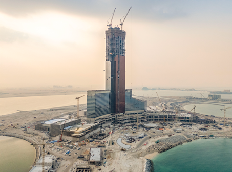 Wynn Al Marjan Island Nears Topping-Out