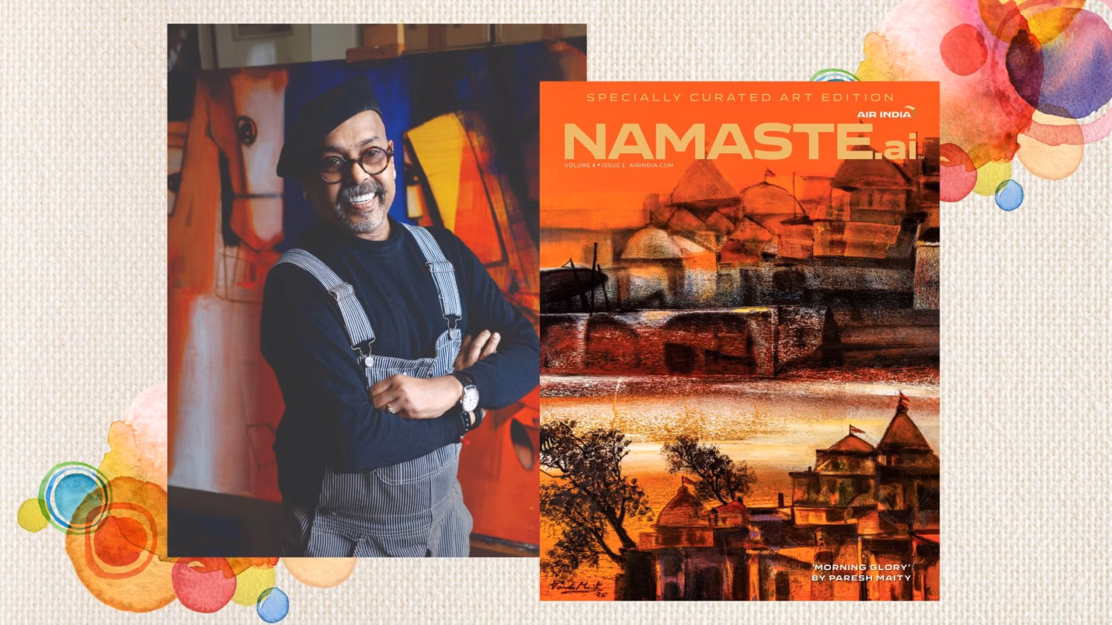 Air India Launches ‘Art Edition’ in Collaboration with Paresh Maity