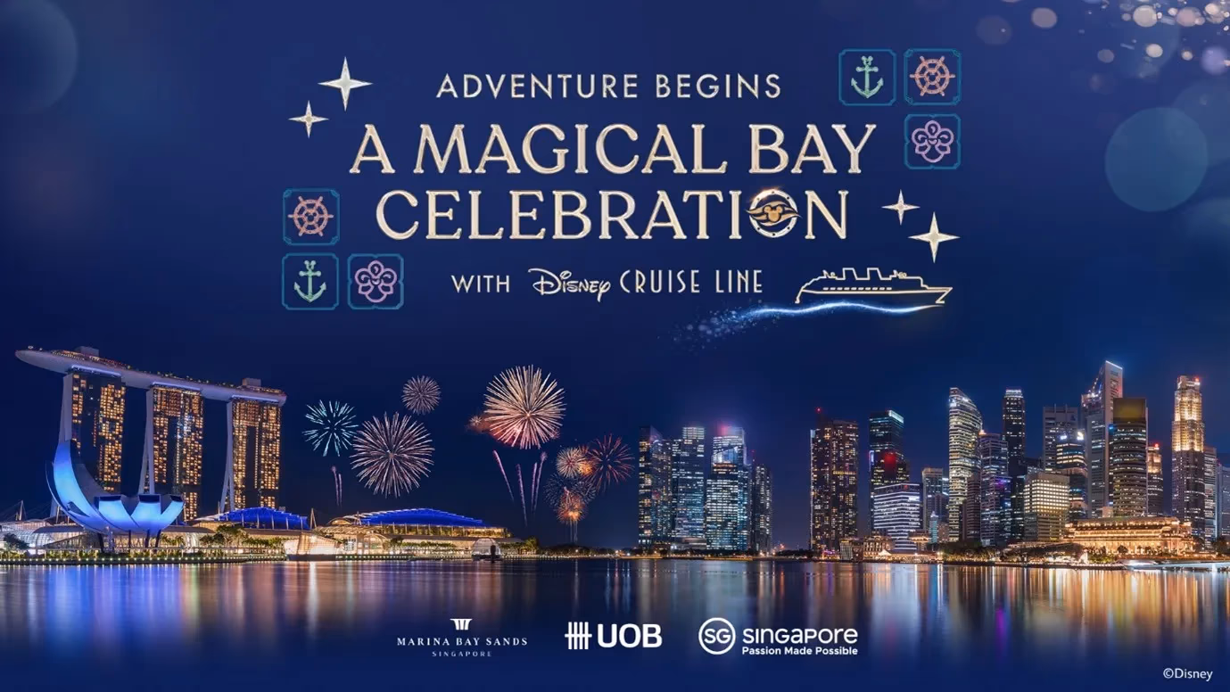 Marina Bay Partners with Disney Cruise Line for Fireworks Sky Show