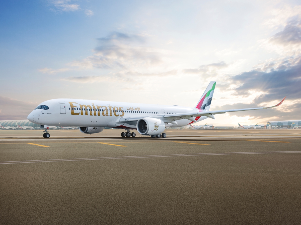 Emirates Welcomes First A350 in London