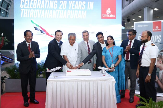 Emirates Marks 20 Years of Service to Thiruvananthapuram