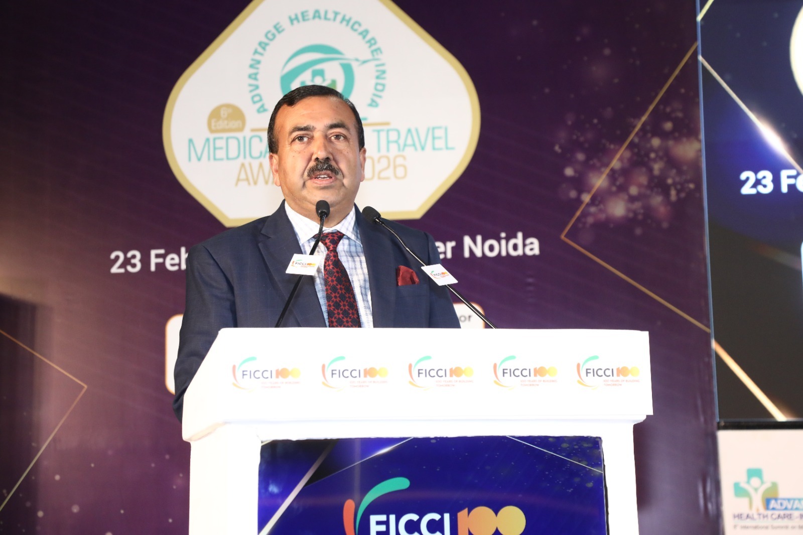 Mr. Sudhanshu Pandey (Retd.), Election Commissioner for the Union Territories and Jury Chair of the FICCI Medical Value Travel Awards