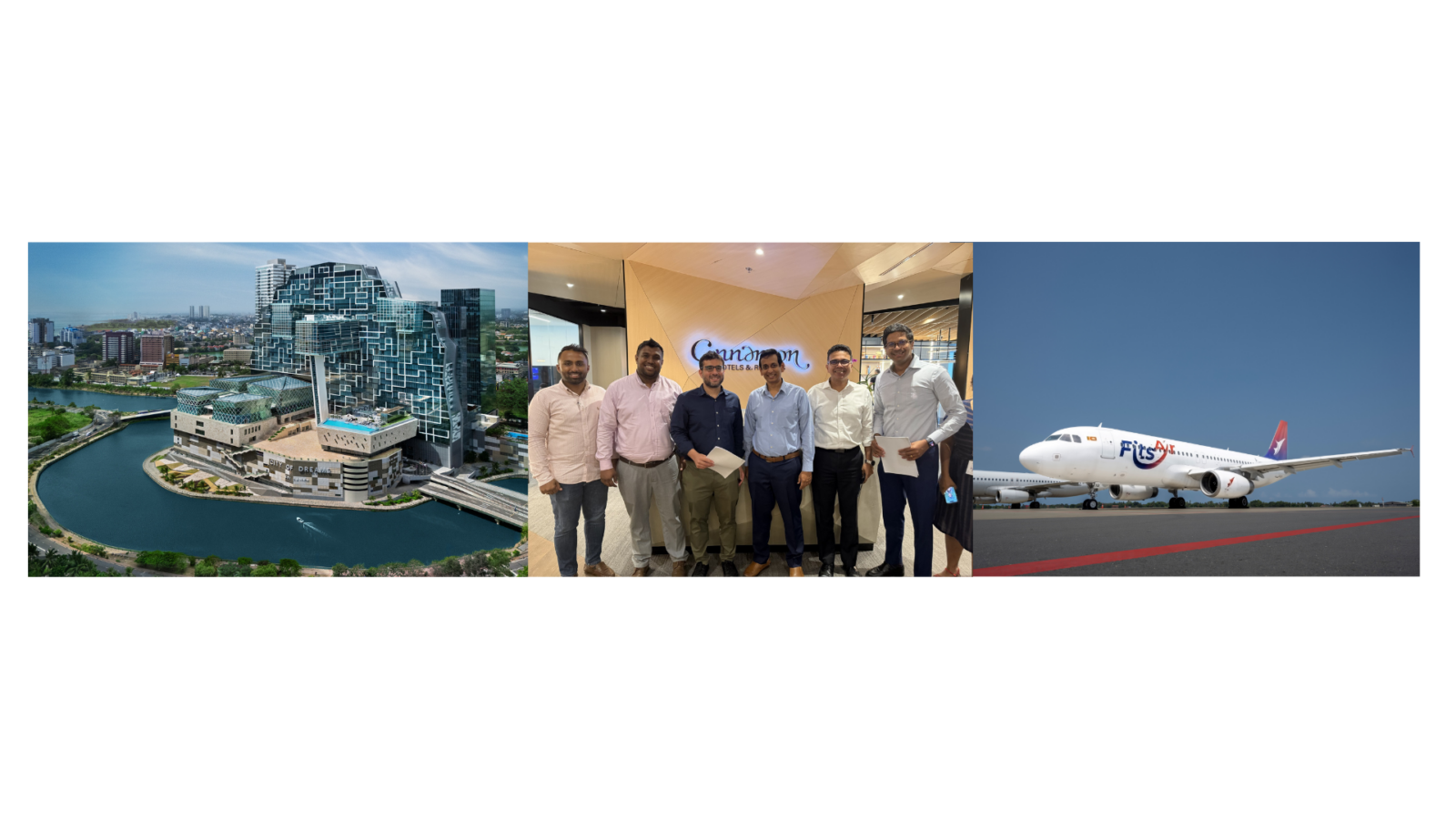 FitsAir, City of Dreams Sri Lanka and Cinnamon Hotels Launch Ahmedabad–Colombo Flights