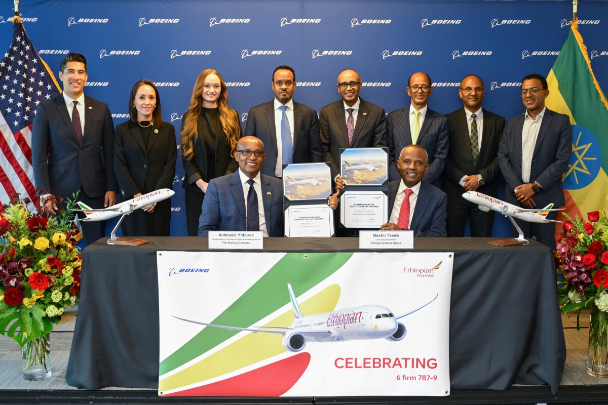 Ethiopian Airlines Confirms Order for Six Boeing 787s