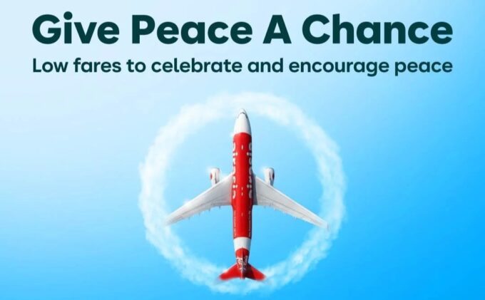 AirAsia Launches ‘Give Peace a Chance’ Campaign