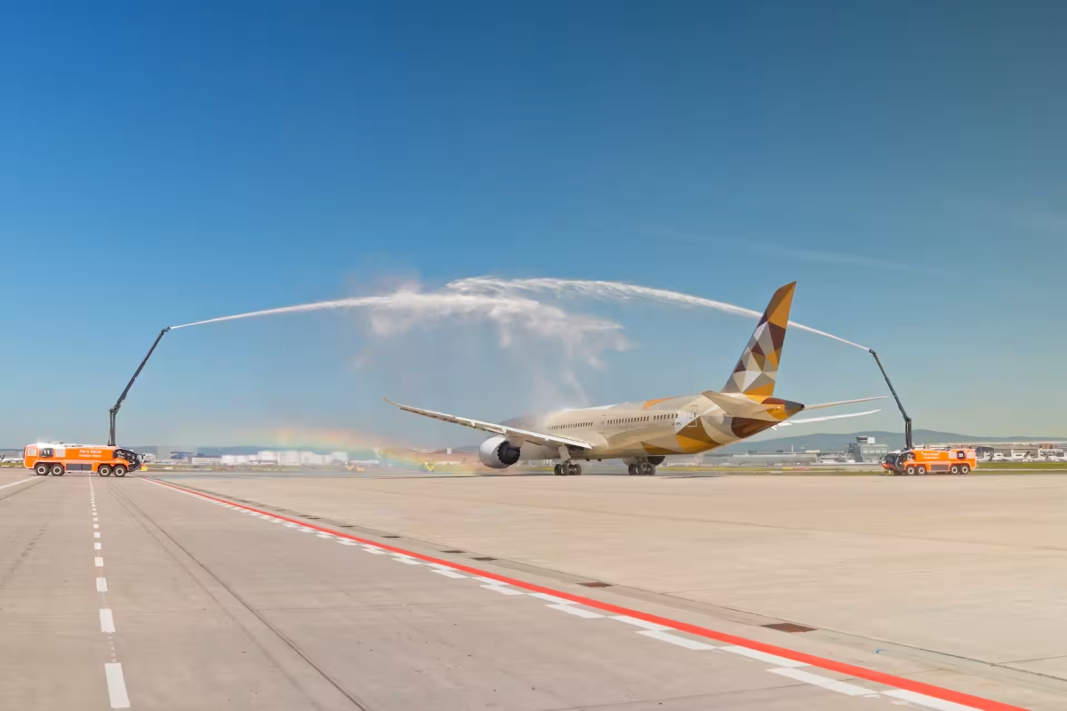 Etihad Airways first to depart from Frankfurt Terminal 3