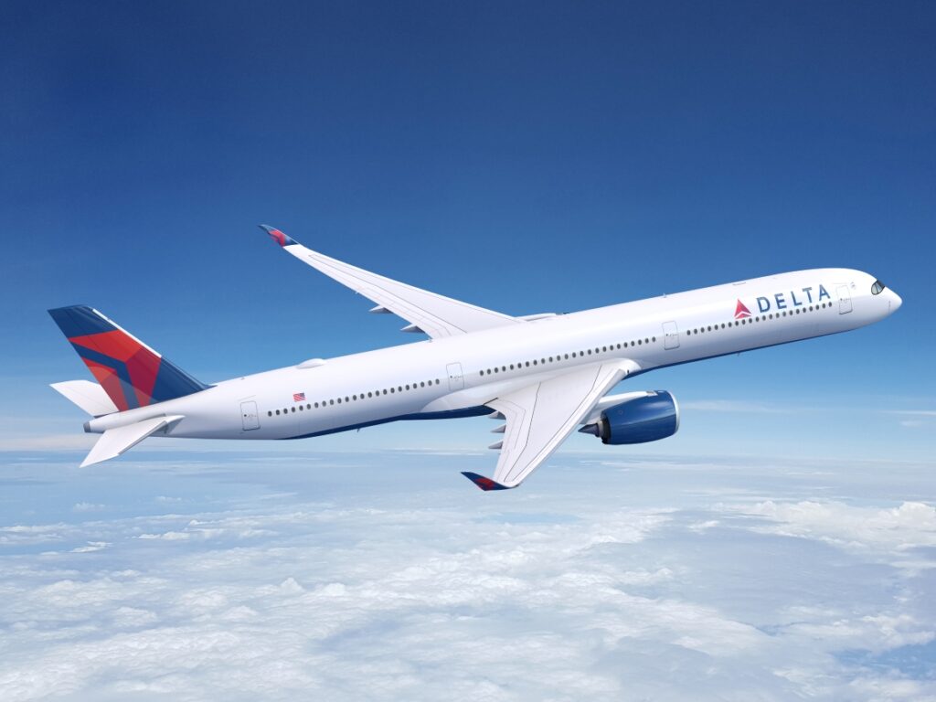 ✈New！!Delta航空 ／ Air-bus A350-900 1/150 Delta Air Lines partners with Airbus for connectivity on new A350