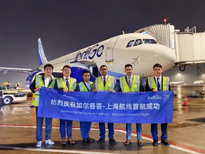 IndiGo expands China network with Kolkata–Shanghai daily flights Read more at: https://infra.economictimes.indiatimes.com/news/aviation/indigo-launches-daily-non-stop-flights-from-kolkata-to-shanghai/129893106