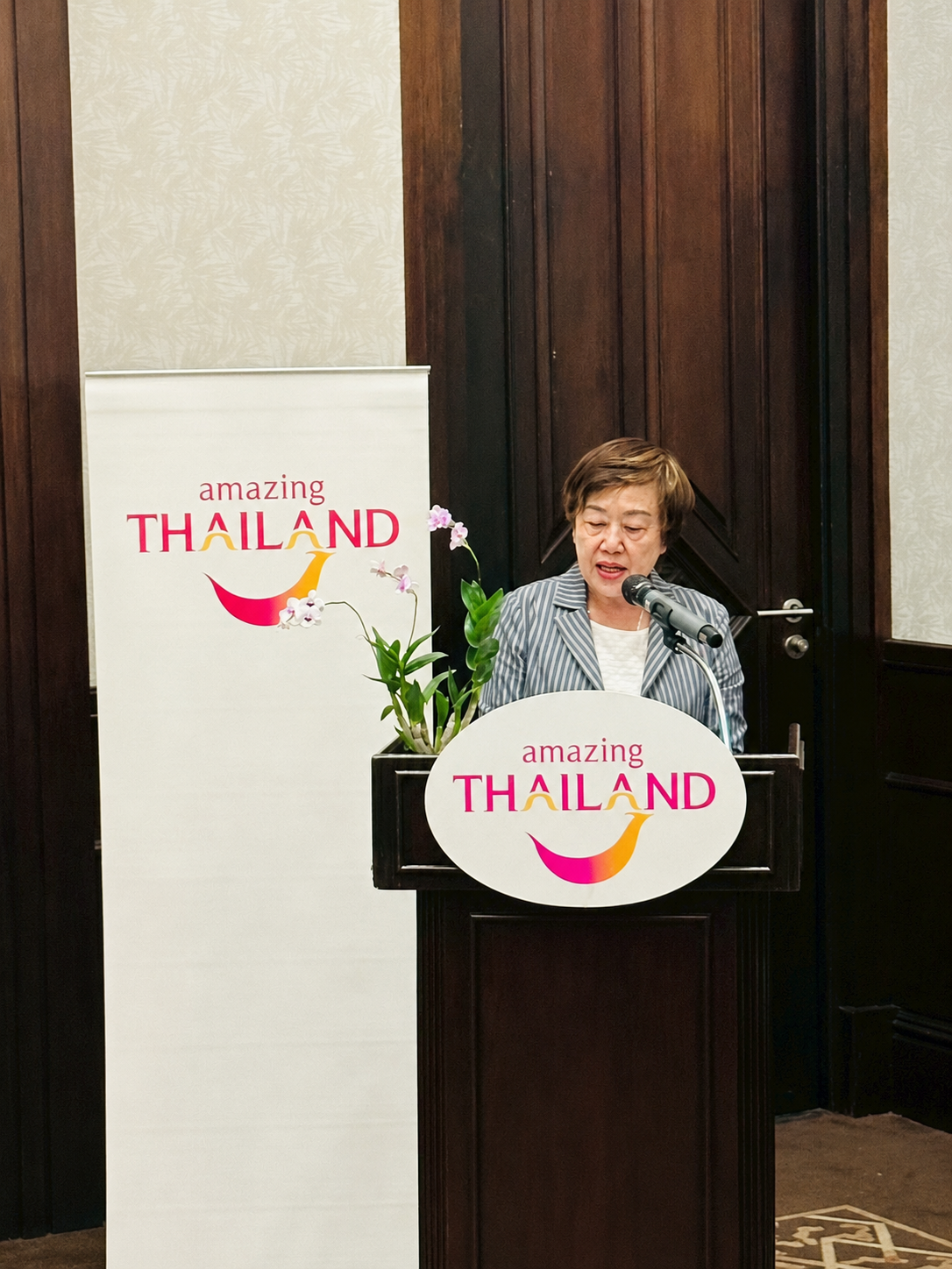 Ms. Patsee Permvongsenee, Executive Director for ASEAN, South Asia, and South Pacific at TAT