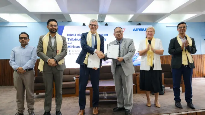 Airbus and Tribhuvan University Sign Nepal Aerospace MoU
