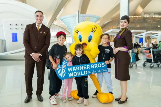 Etihad Airways and Warner Bros. World Yas Island Abu Dhabi Launch Family Travel Campaign