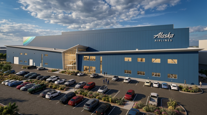 Alaska Airlines Breaks Ground on New Hangar at Portland International Airport