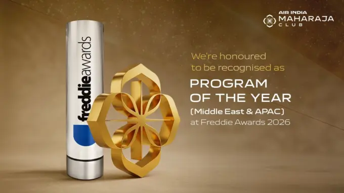Air India Maharaja Club Wins Freddie Award 2026