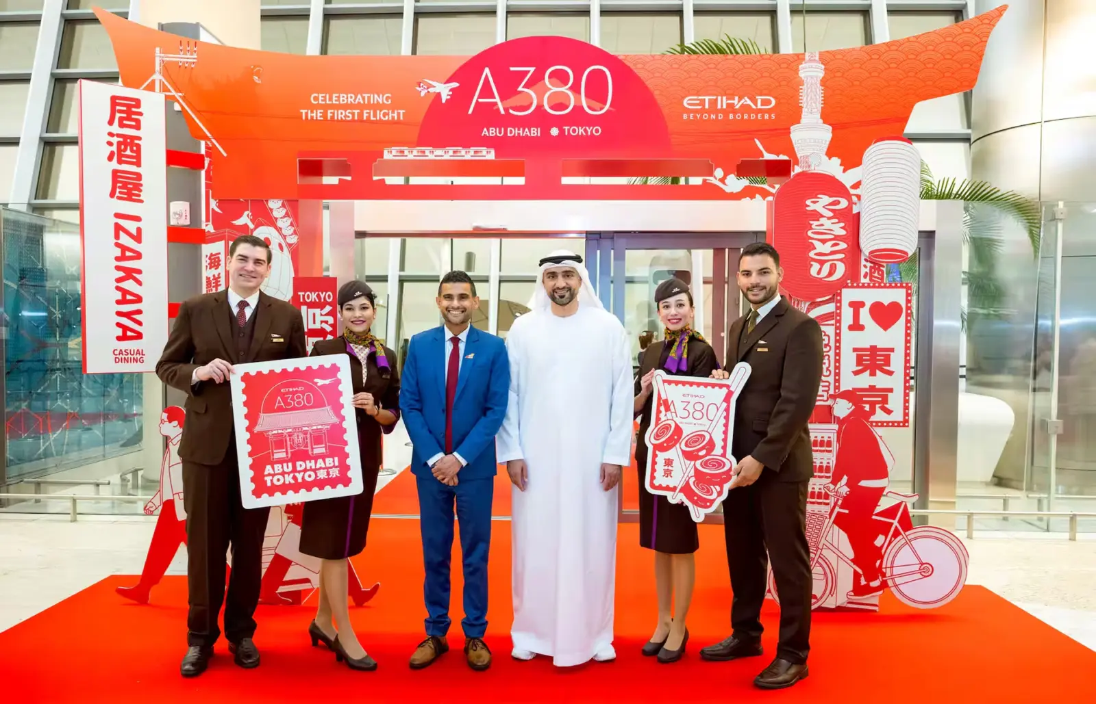 Etihad A380 Debuts in Tokyo