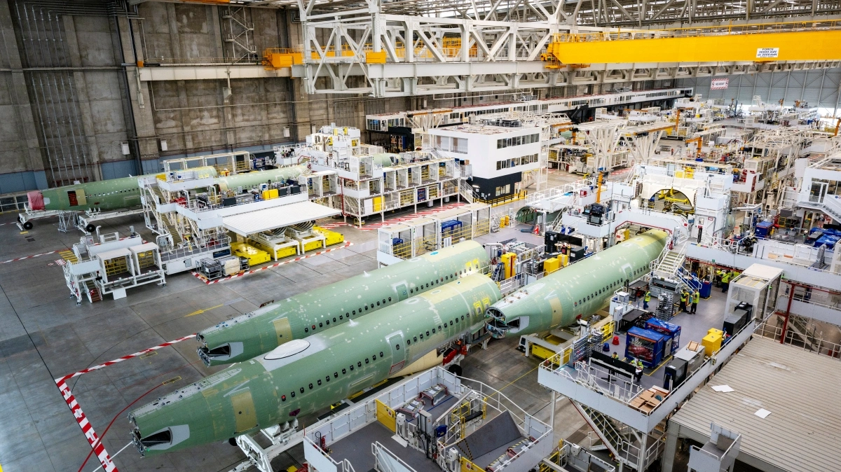 Airbus Opens New A320 Assembly Line in Toulouse