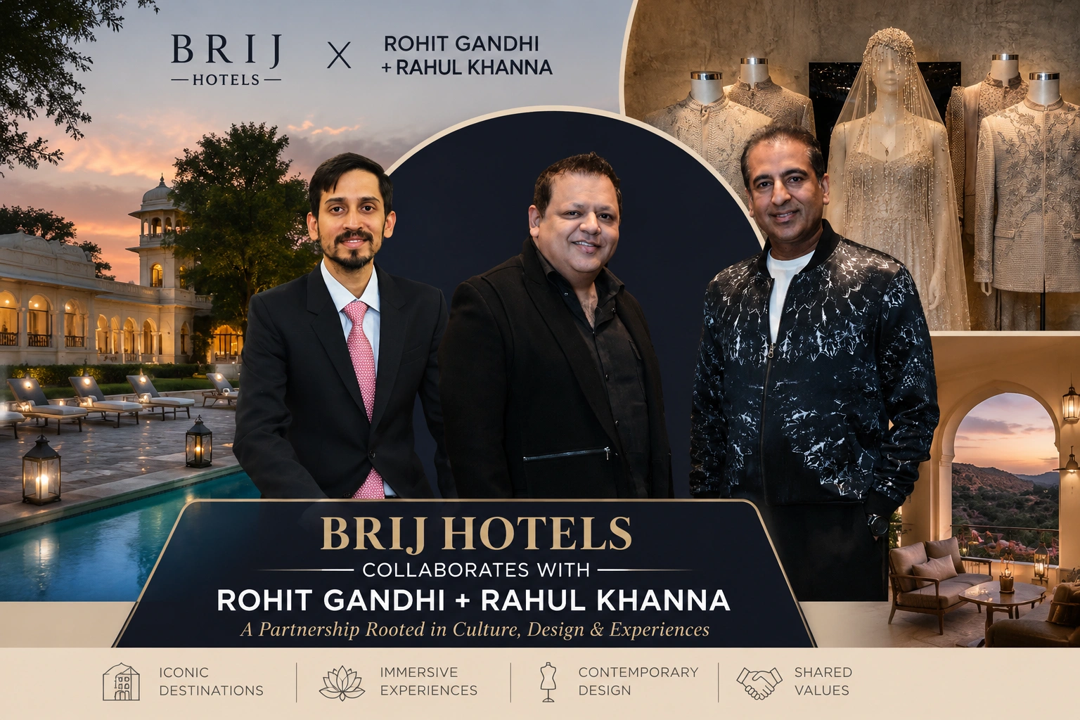 Brij Hotels Partners with Rohit Gandhi + Rahul Khanna