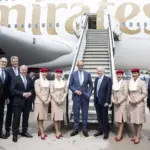 Emirates Welcomes German Chancellor Friedrich Merz Aboard A380 at ILA Berlin Opening