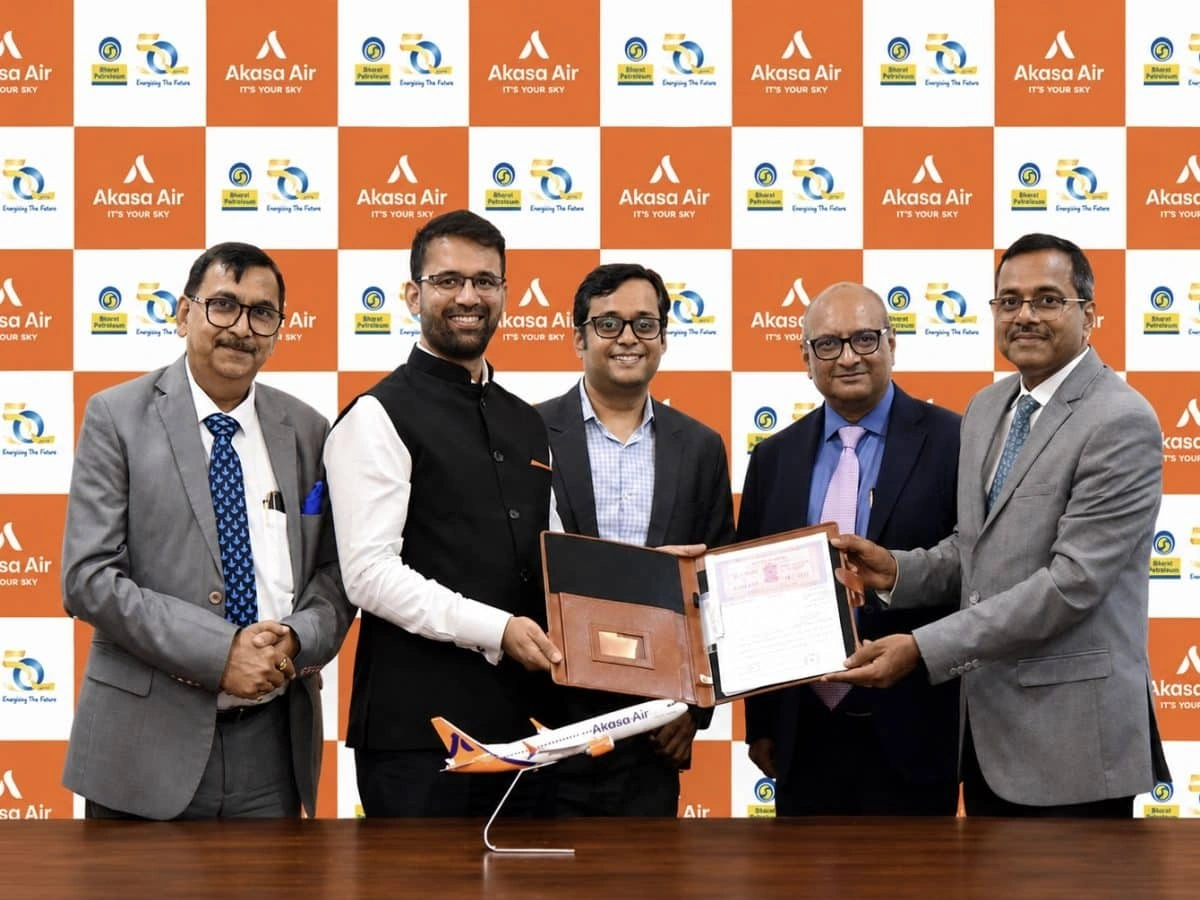 Akasa Air Partners with BPCL on Sustainable Aviation Fuel
